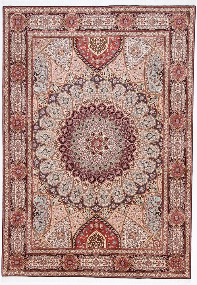 Tabriz Tappeto 250 x 360 (Iran) Annodato A Mano
