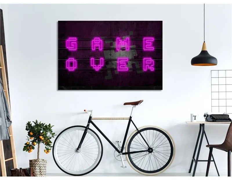 Quadro Pink Neon (1 Part) Wide