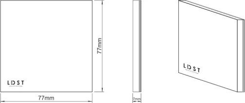 LDST SI-01-L-BZ8 - Illuminazione LED per scale SILVER 8xLED//1,2W/230V 6500K