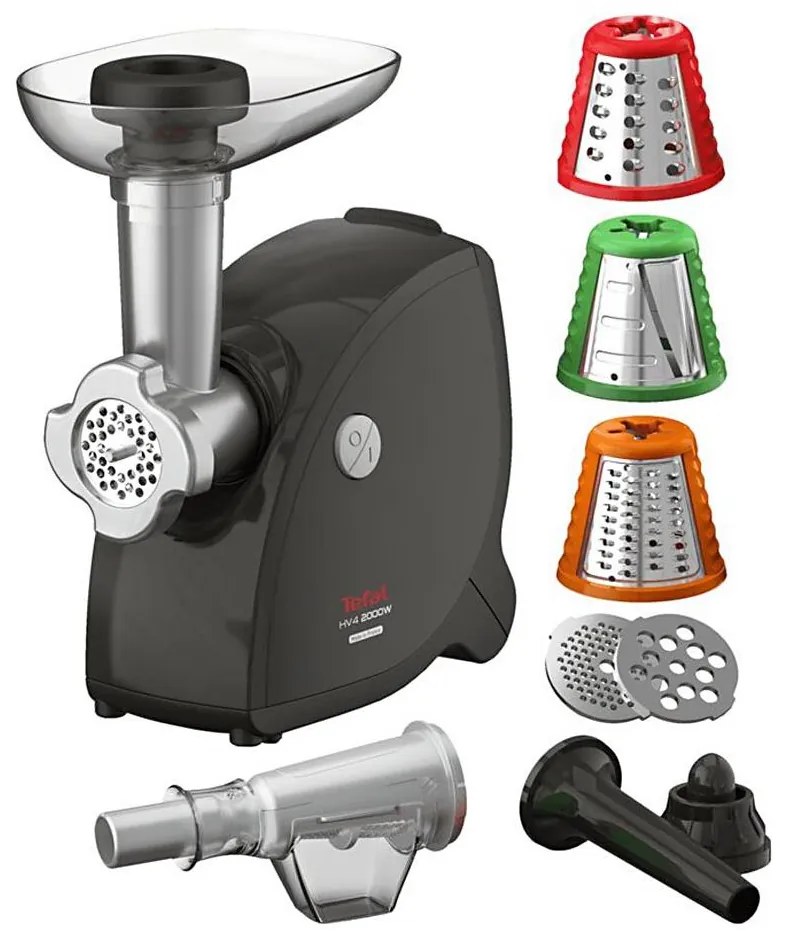 Tefal - Tritacarne 9in1 2000W/230V nero