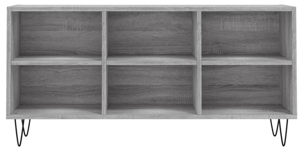 Mobile TV Grigio Sonoma 103,5x30x50 cm in Legno Multistrato