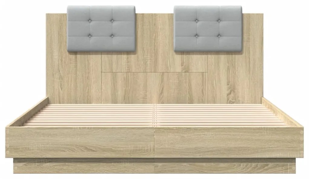 Giroletto Testiera Rovere Sonoma 140x200 cm Legno Multistrato