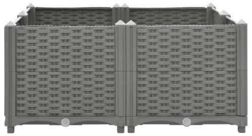 Fioriera Rialzata 80x80x38 cm in Polipropilene