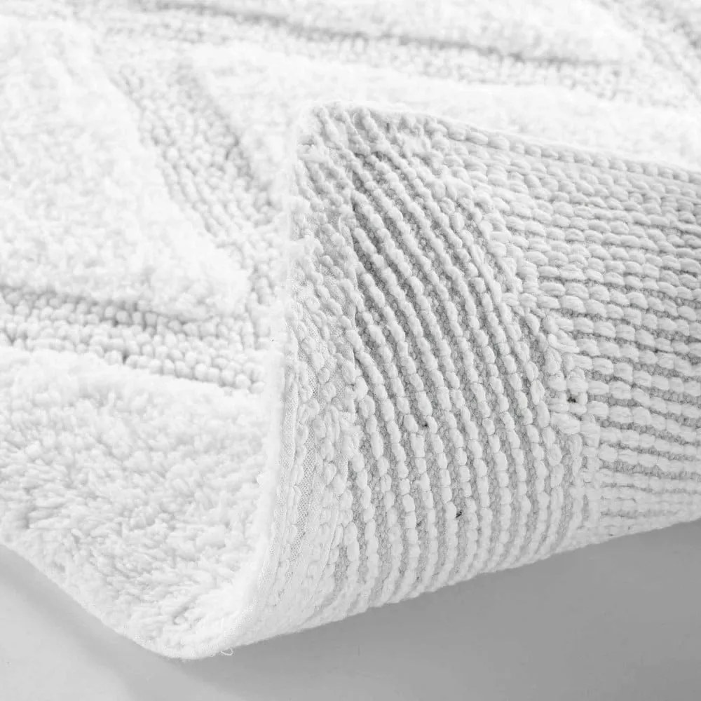 Tappetino per il bagno bianco 50x80 cm Thais – douceur d'intérieur