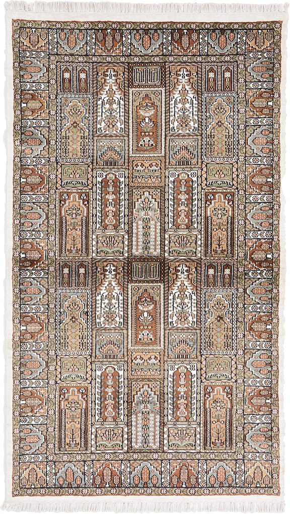 Agra Tappeto 160x90 (Indian) Annodato A Mano
