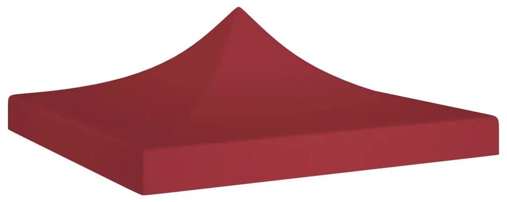 Tetto Per Tendone Per Feste 3x3 M Rosso Borgogna 270 G/m² /