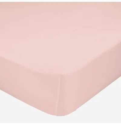 Lenzuolo con angoli HappyFriday BASIC Rosa chiaro 140 x 200 x 32 cm