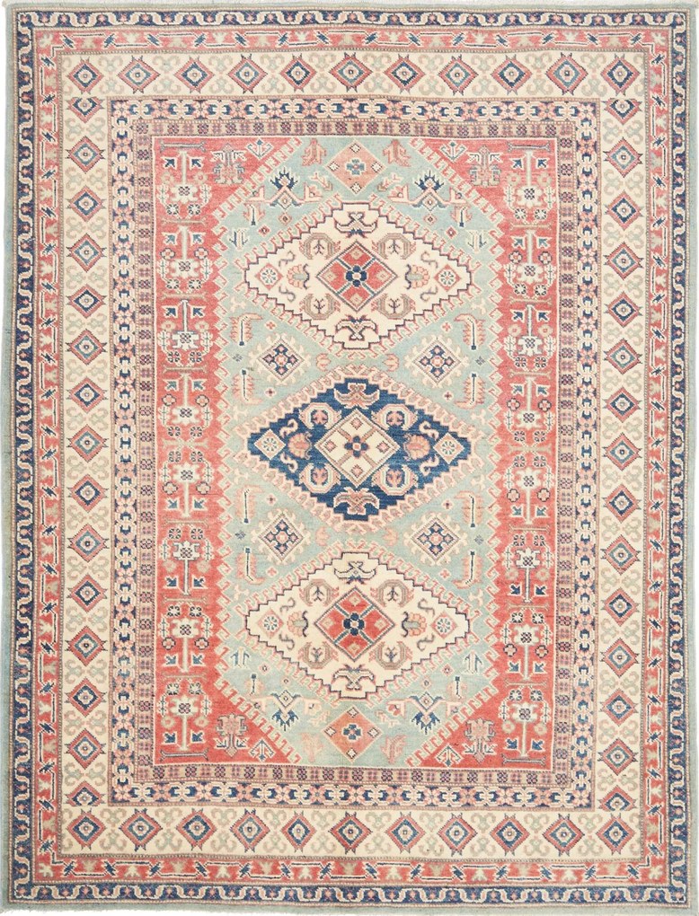 Kazak Tappeto orientale 190x150 (Pakistan) Annodato A Mano