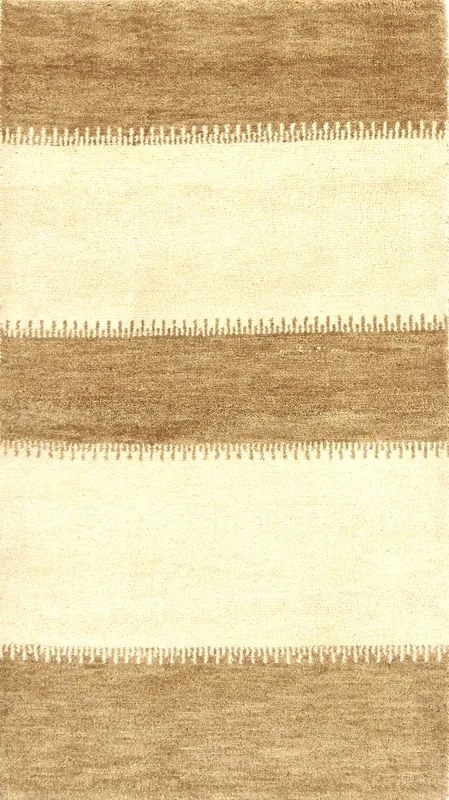Gabbeh Tappeto 90 x 160 Beige (Indian) Annodato A Mano