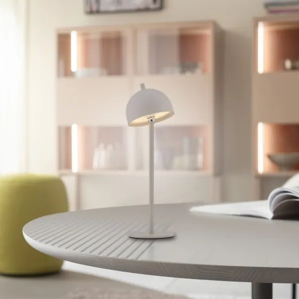 Schöner Wohnen 19244-39 - Lampada da tavolo LED dimmerabile BELLIS LED/2,5W/5V IP54 grigia