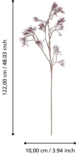 Eglo 428368 - Fiore artificiale ETAYA 122 cm viola