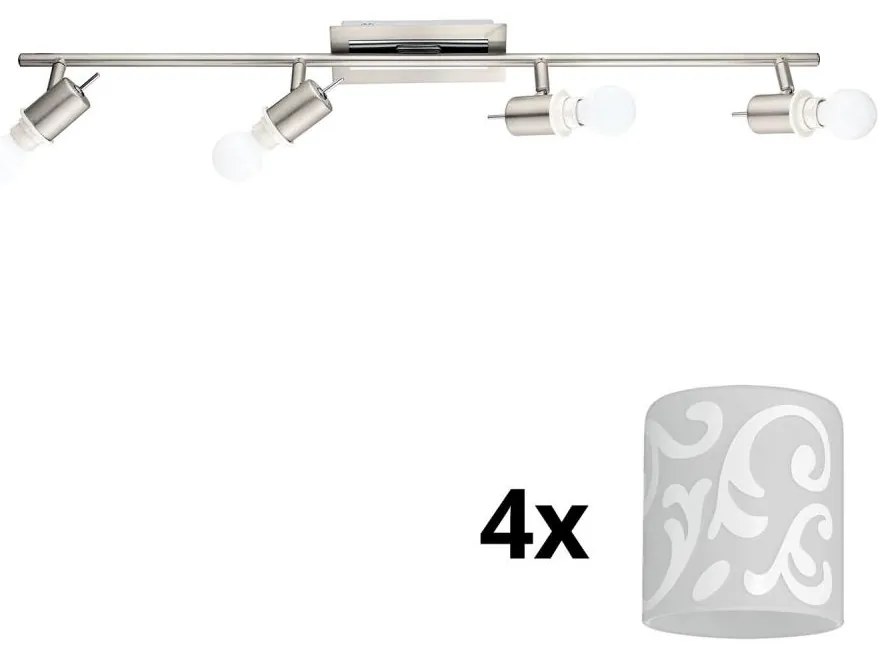 Eglo - Faretto LED MY CHOICE 4xE14/4W/230V cromo/bianco