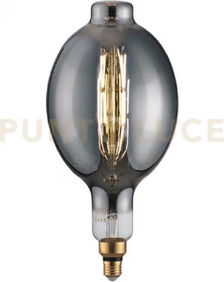 Lampadina led filamento smoke bt180 attacco e27 8w 250lm 1800k 300°...