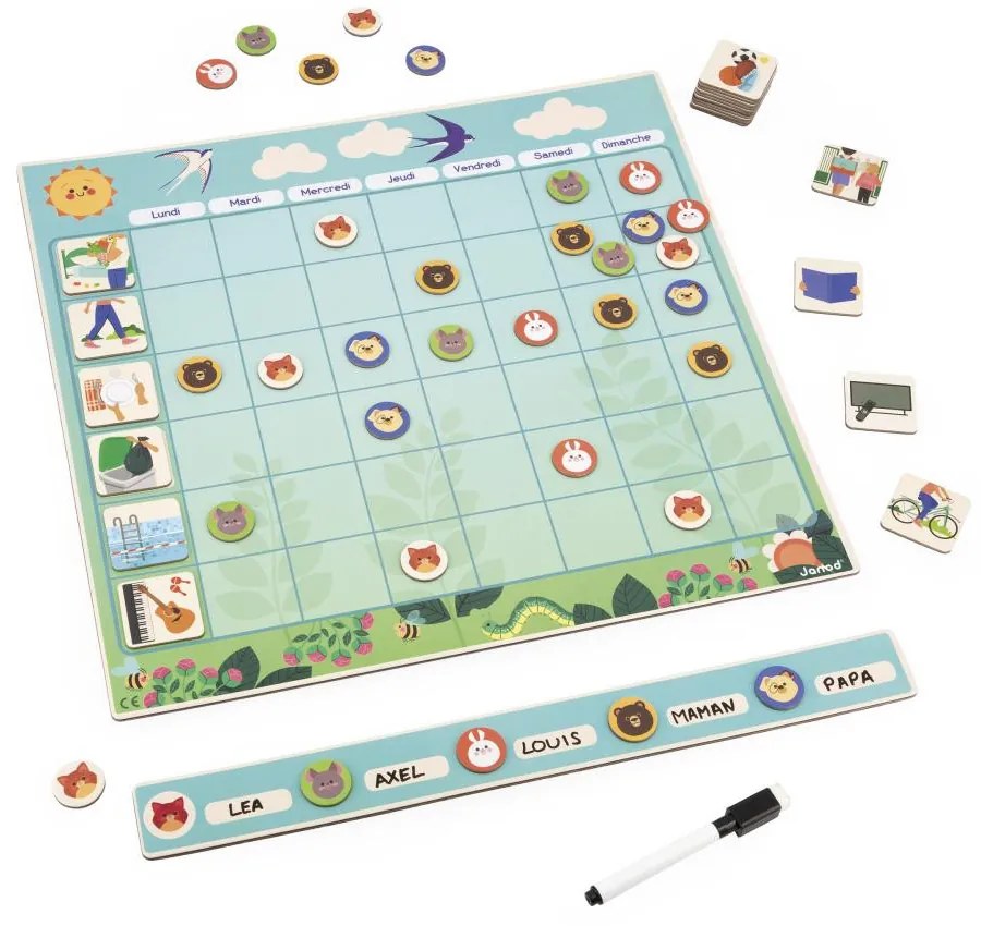 Planner familiare magnetico - 75 pz