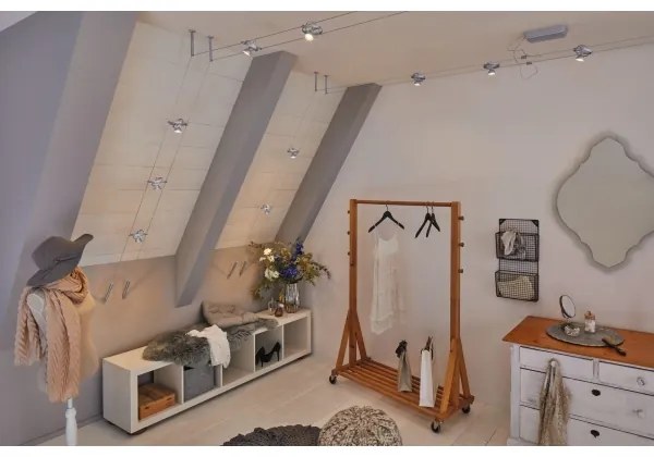 Paulmann 94436 - SET 5xGU5,3/10W Faretto CARDAN 230V cromo opaco