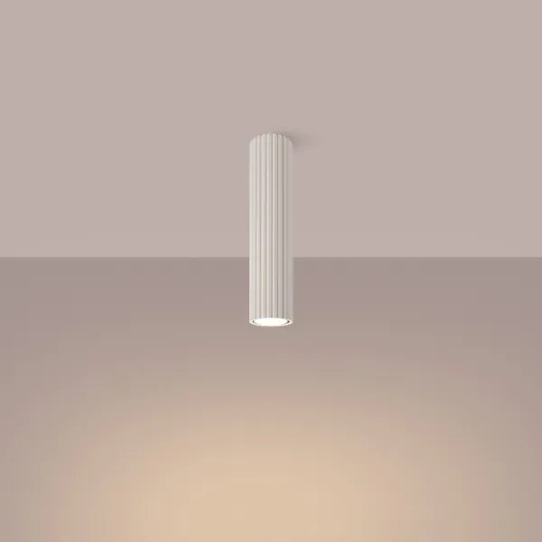 Sollux SL.1589 - Faretto KARBON 1xGU10/10W/230V 30 cm color crema