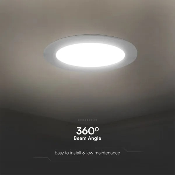 Lampada LED da incasso SAMSUNG CHIP LED/18W/230V 4000K diametro 22 cm bianco