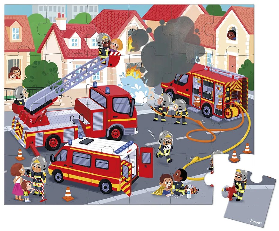 Puzzle - Pompieri - 24 pezzi