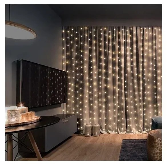 Sospensione natalizia a LED 300xLED/3xAA