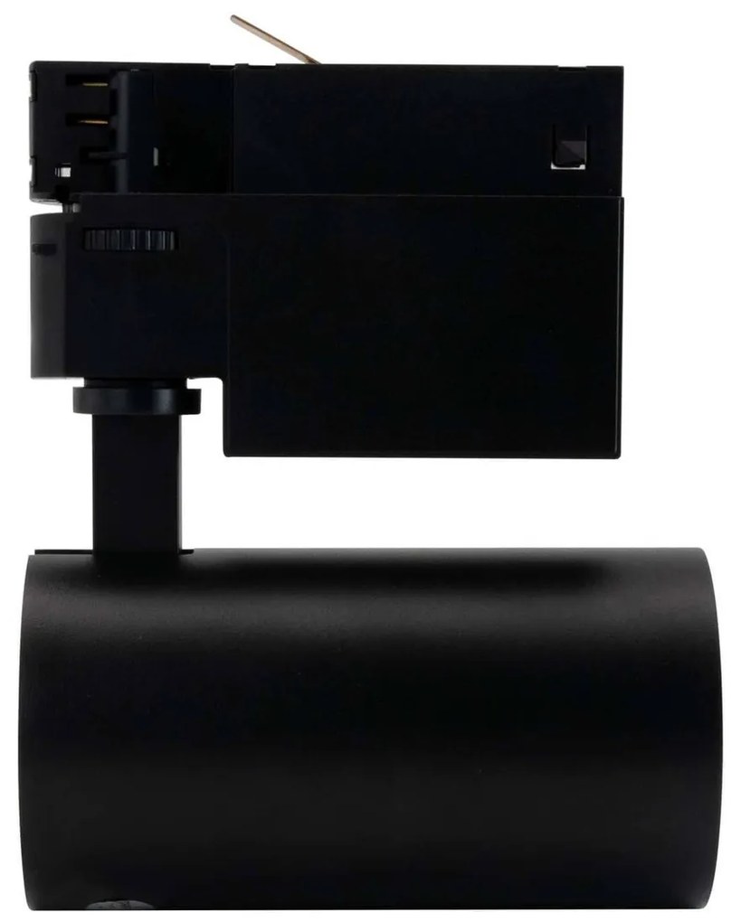 Faro LED 20W Trifase Nero 60° 120lm/W CRI92 no Flickering - BRIDGELUX LED Colore Bianco Naturale 4.000K