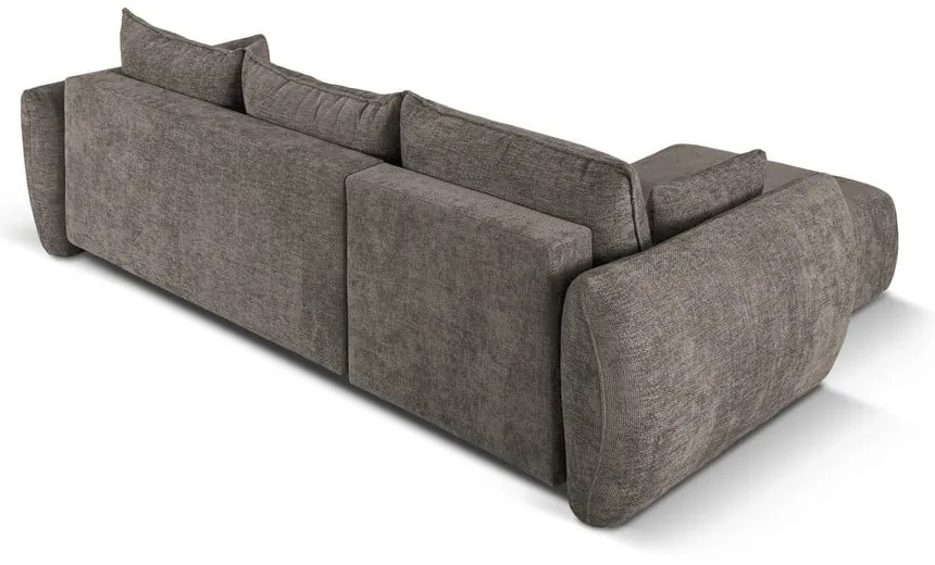 Divano angolare grigio (angolo sinistro) Matera - Cosmopolitan Design