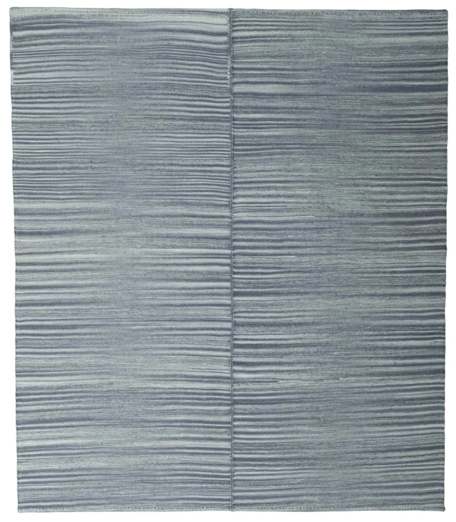 Kilim Tappeto 200x170 Nero (Iran) Tessuto A Mano