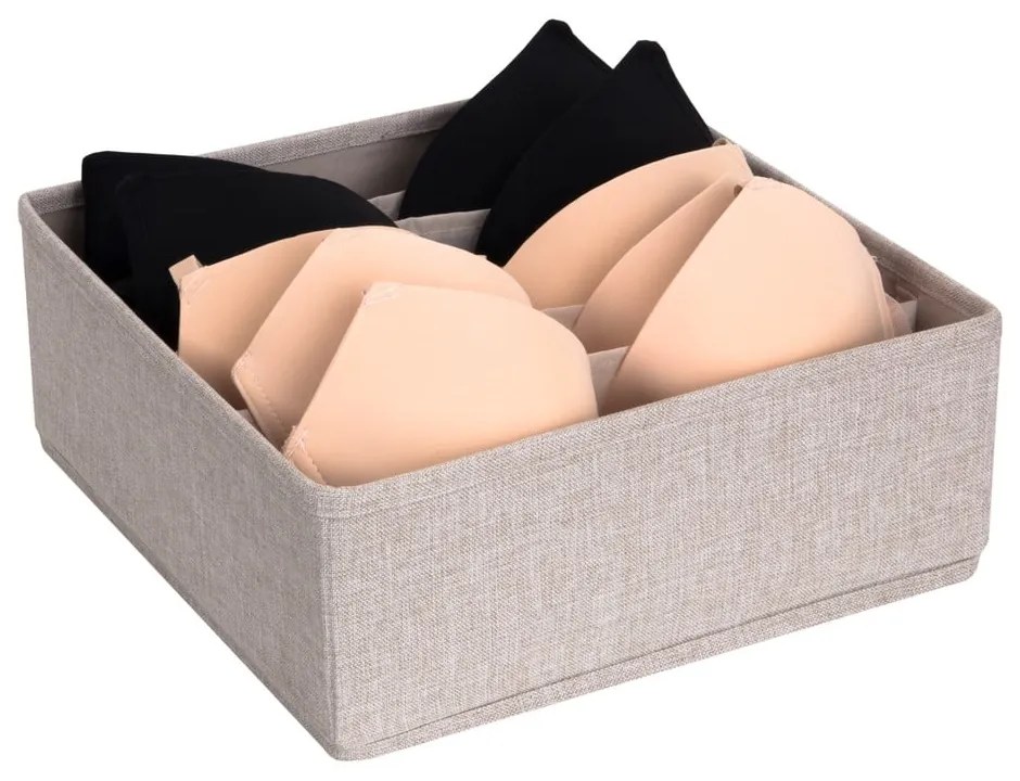 Organizzatore per cassetti beige con scomparti Cassetto, 29 x 11 cm - Bigso Box of Sweden