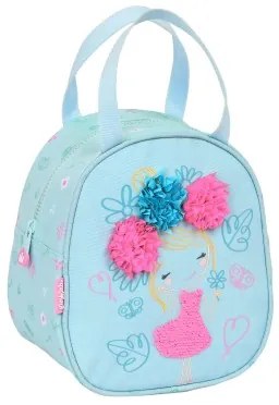 Portamerenda Termico Glow Lab Cute doll 19 x 22 x 14 cm Azzurro Chiaro