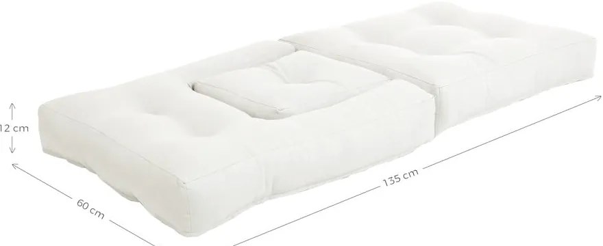 Poltrona pieghevole per bambini con sgabello Grigio scuro Mini Cube - Karup Design