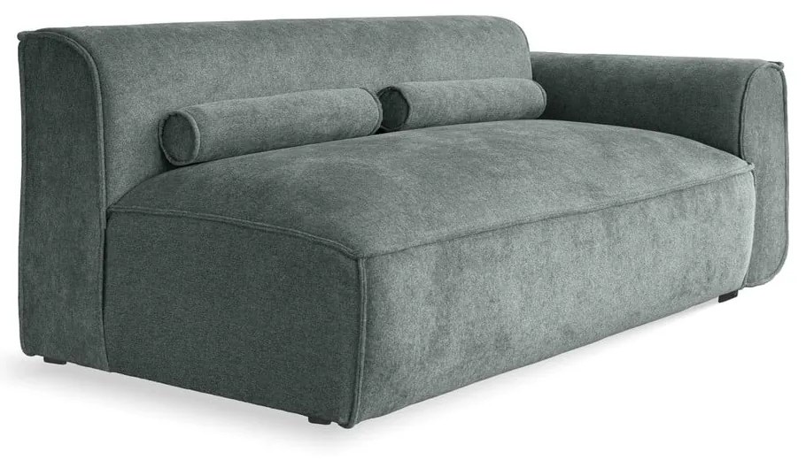 Divano componibile verde (con penisola a destra) Flex Felix – Miuform