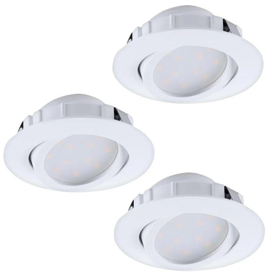 Eglo 95857- SET 3x Lampada da incasso LED dimmerabile PINEDA 1xLED/5,5W/230V