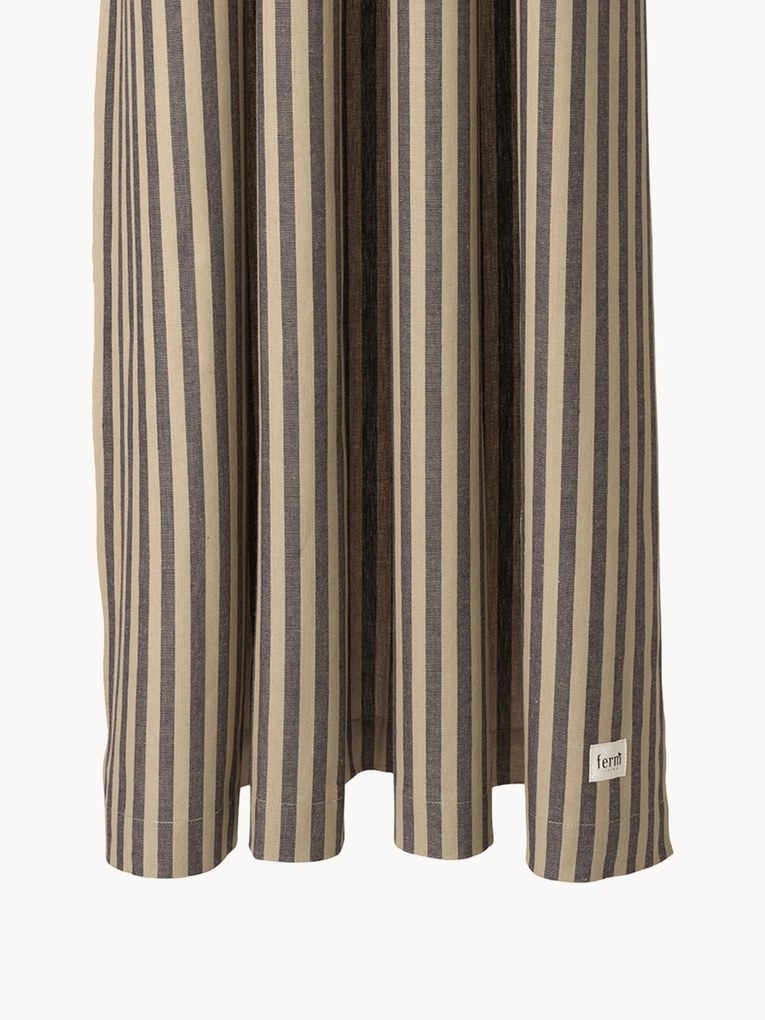 Tenda da doccia in cotone organico idrorepellente Chambray