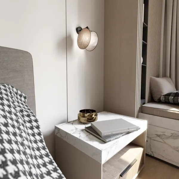 Applique MOTIF 1xE14/10W/230V beige