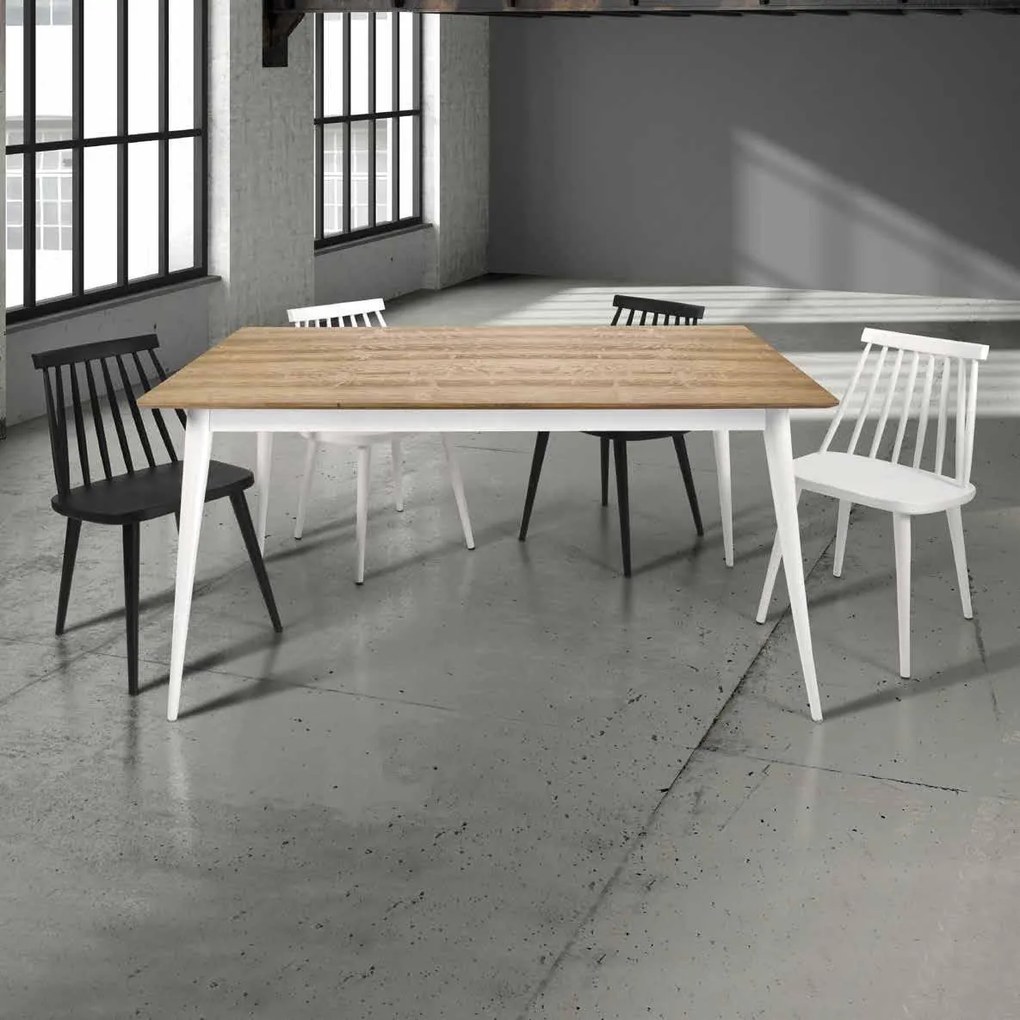 Tavolo da pranzo allungabile in legno moderno  160 x 85