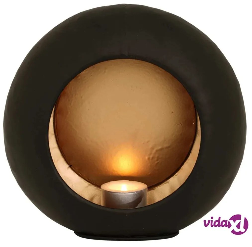 Lesli Living Portacandele Rotondo a Uovo 19x7,5x18 cm
