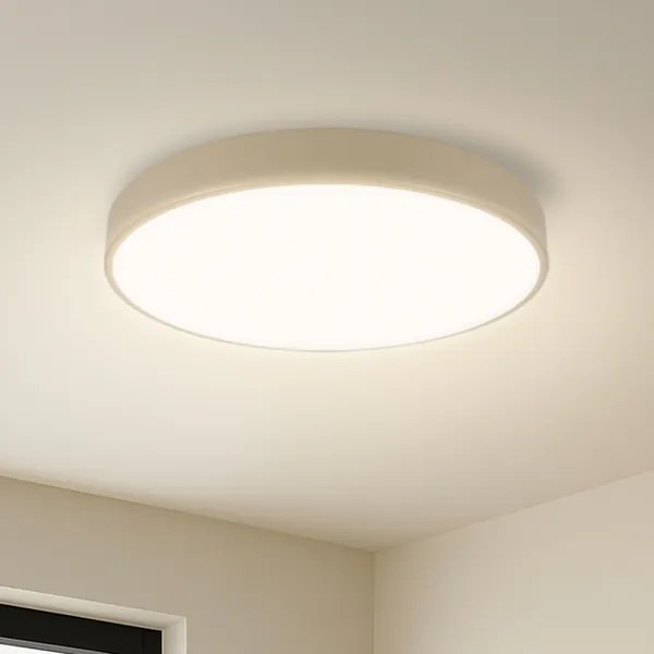 Brilagi - Lampada LED dimmerabile POOL SMART LED/48W/230V diam. 40 cm Wi-Fi Tuya beige + telecomando