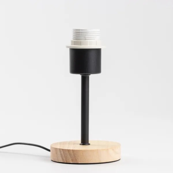 Brilagi - Lampada da tavolo NUBILA WOOD 1xE27/25W/230V quercia/antracite