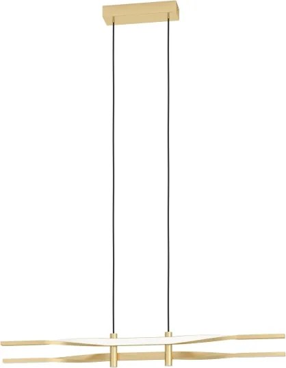 Eglo 901226 - Lampadario LED a sospensione con cavo COLMEAL LED/21W/230V, dorato