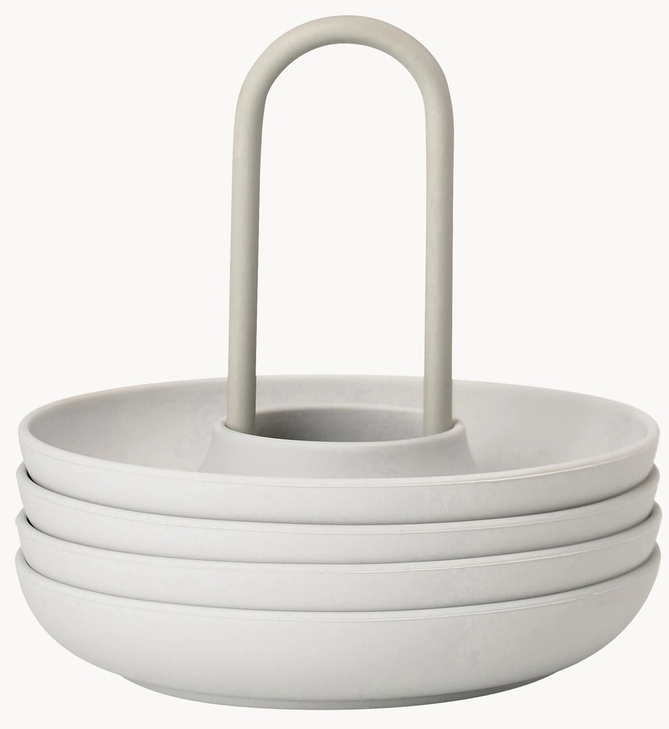 Portauova con supporto Singles, set da 4