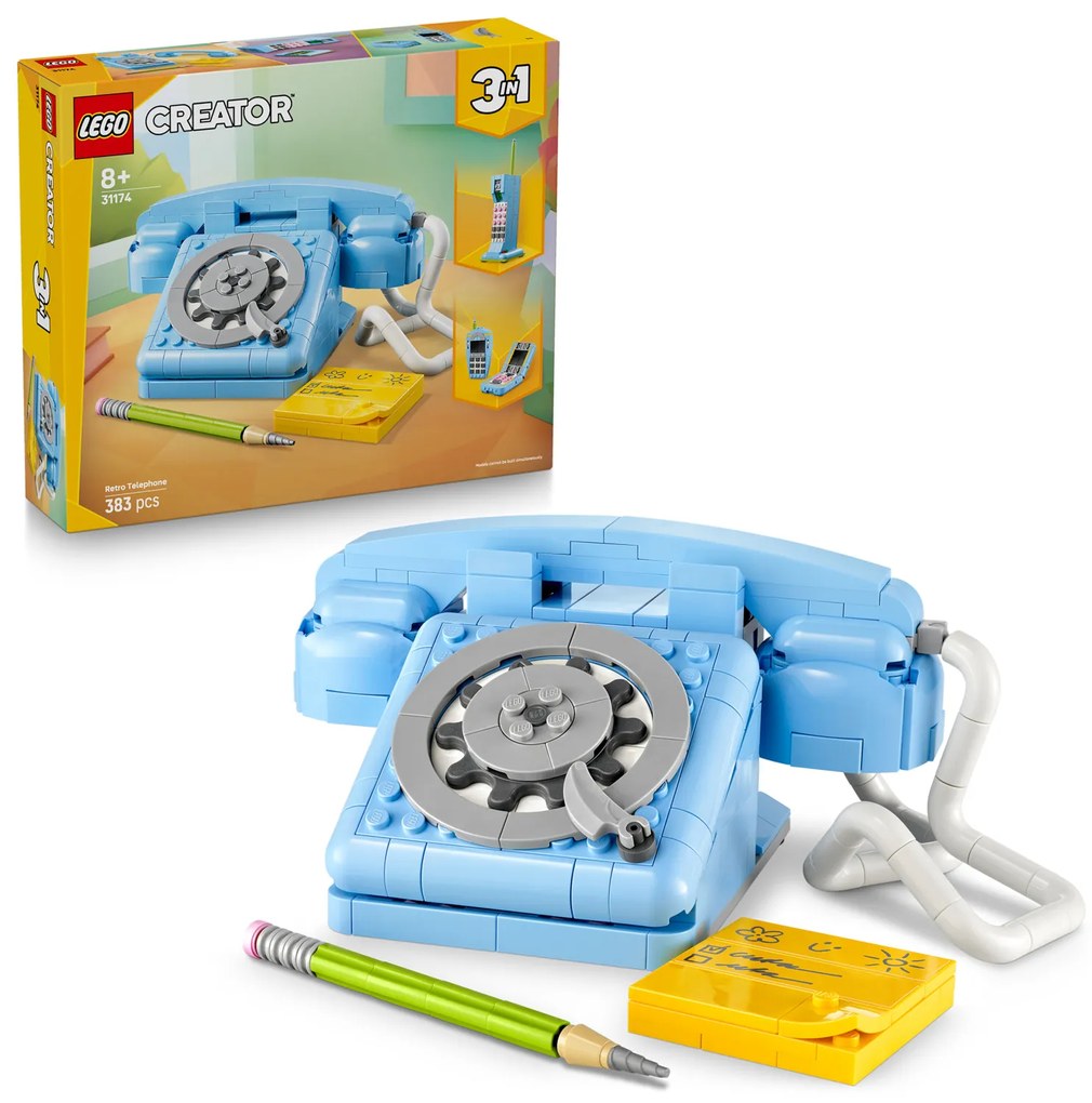 Telefono retrò Lego Creator 3 in 1