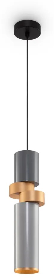 Lampadario A Sospensione Moderno Palette Metallo Multicolore 1 Luce Gu10 40W