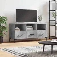 Mobile Porta TV Grigio Cemento 102x36x50 cm Legno Multistratocod mxl 127942