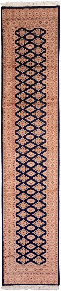 Bokhara Tappeto orientale 380 x 80 (Pakistan) Annodato A Mano