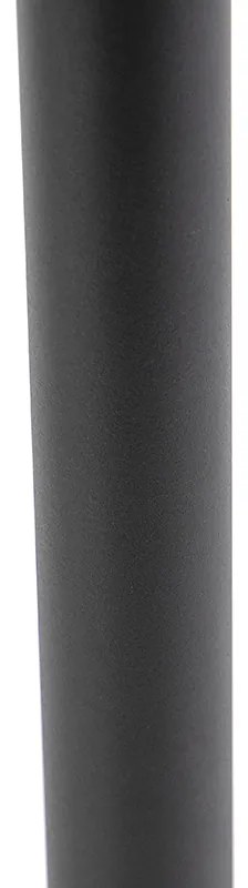 Lampioncino esterno moderna nero 80 cm IP44 - GLEAM