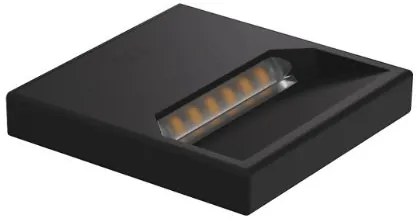 Lampada da parete per interni a luce indiretta nero Flos Fort Knox Wall LED Mini