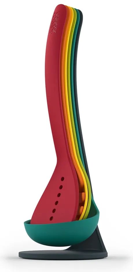 Set di 5 utensili da cucina con supporto Nest - Joseph Joseph