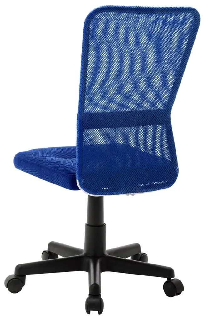 Sedia da ufficio blu 44x52x100 cm in tessuto a rete