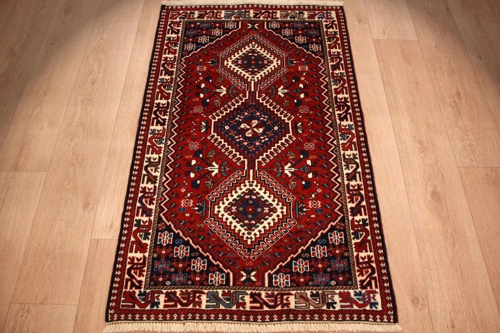 Yalameh Tappeto 80 x 130 (Iran) Annodato A Mano