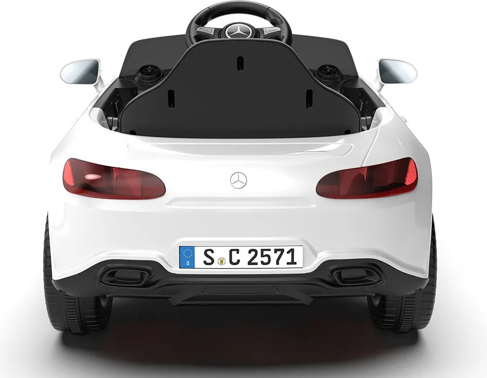 Macchina Elettrica per Bambini 12V con Licenza Mercedes CLS Small Bianco...