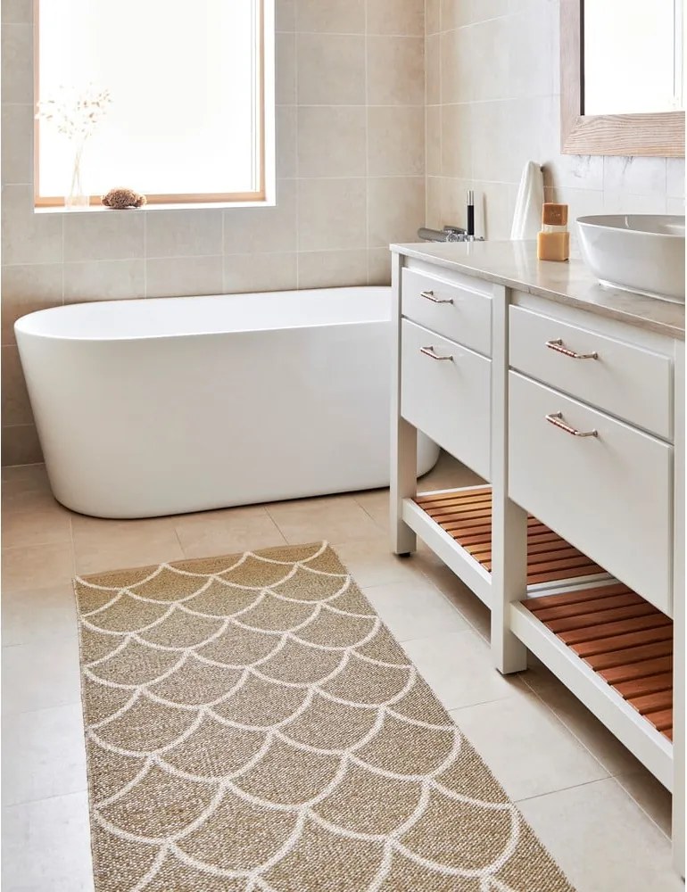 Passatoia da interno/esterno beige 70x300 cm Kotte Sand – Pappelina